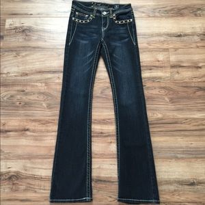 L.A. Idol jeans size 1 medium wash L32
